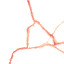 Night-time road noise heatmap for CO10 1JD