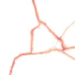 Night-time road noise heatmap for CO10 1JE