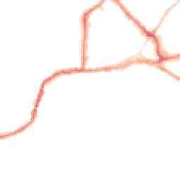 Night-time road noise heatmap for CO10 2AS