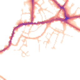 Daytime road noise heatmap for CO10 2GA