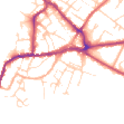 Daytime road noise heatmap for CO10 2SP