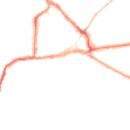 Night-time road noise heatmap for CO10 2SP