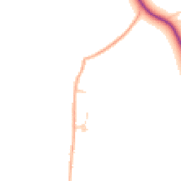 Daytime road noise heatmap for CO10 5AN