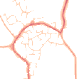 Daytime road noise heatmap for CO10 7UF