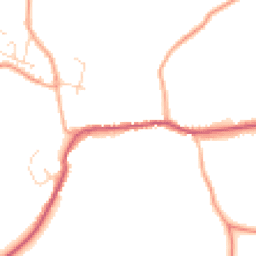 Daytime road noise heatmap for CO10 8AS