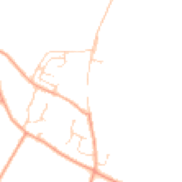Daytime road noise heatmap for CO10 8EE