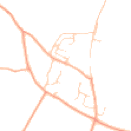 Daytime road noise heatmap for CO10 8EW