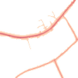 Daytime road noise heatmap for CO10 8HE