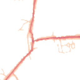 Daytime road noise heatmap for CO10 8PE