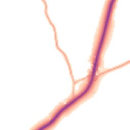 Daytime road noise heatmap for CO10 9BH