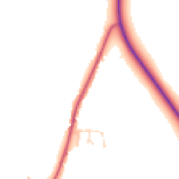 Daytime road noise heatmap for CO10 9DA
