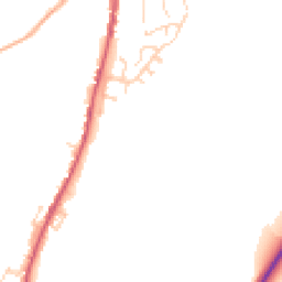 Daytime road noise heatmap for CO10 9FX