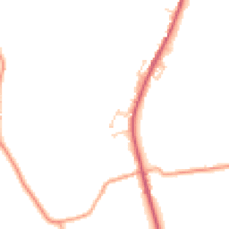Daytime road noise heatmap for CO10 9LL