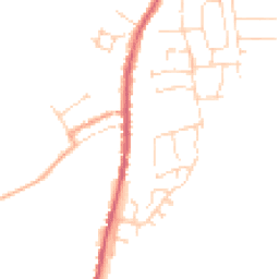 Daytime road noise heatmap for CO10 9PW