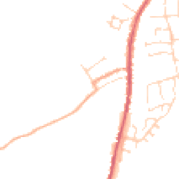 Daytime road noise heatmap for CO10 9RF