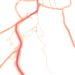 Daytime road noise heatmap for CO10 9TQ