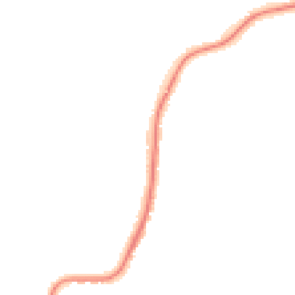 Night-time road noise heatmap for CO11 1SS