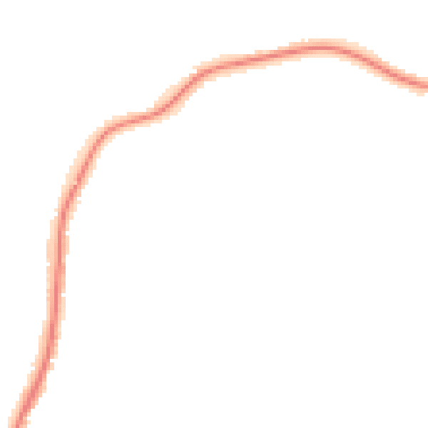 Night-time road noise heatmap for CO11 1TQ