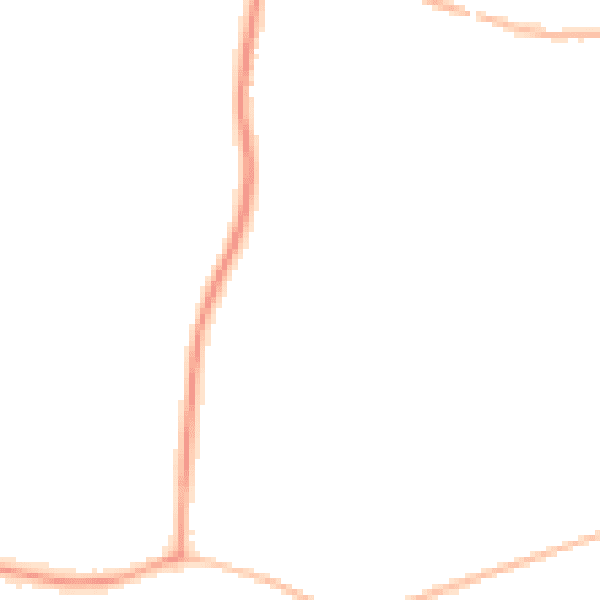 Night-time road noise heatmap for CO11 2BZ