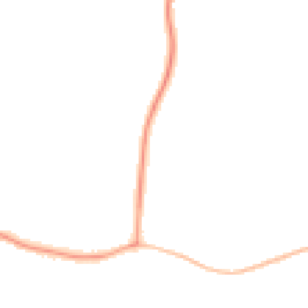 Night-time road noise heatmap for CO11 2DP
