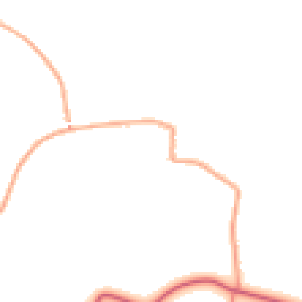 Daytime road noise heatmap for CO11 2GJ