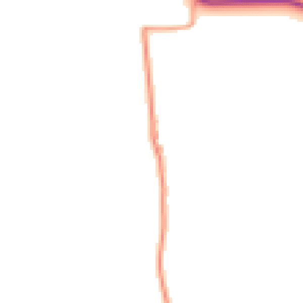 Daytime road noise heatmap for CO11 2NG