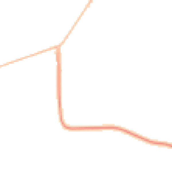 Night-time road noise heatmap for CO11 2NJ