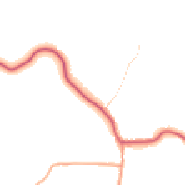 Daytime road noise heatmap for CO11 2UP