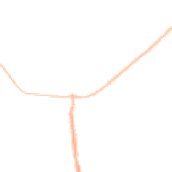 Night-time road noise heatmap for CO13 0HA