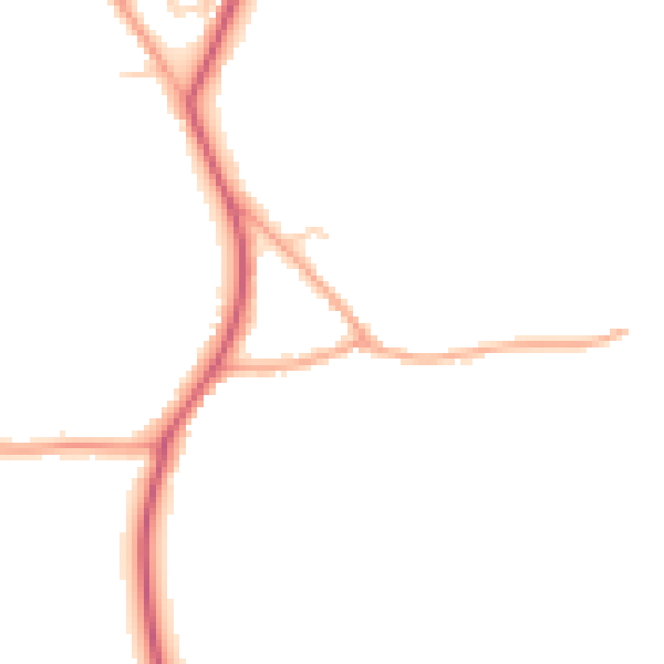 Daytime road noise heatmap for CO13 0JY