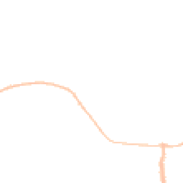 Night-time road noise heatmap for CO13 0QS