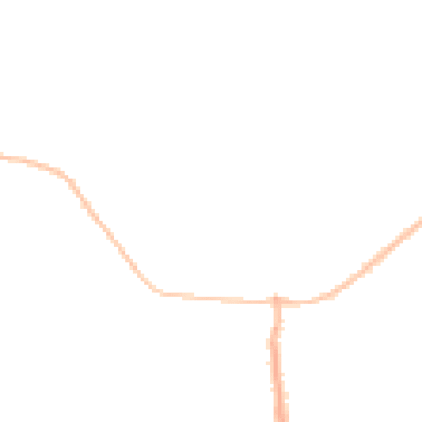 Night-time road noise heatmap for CO13 0TP