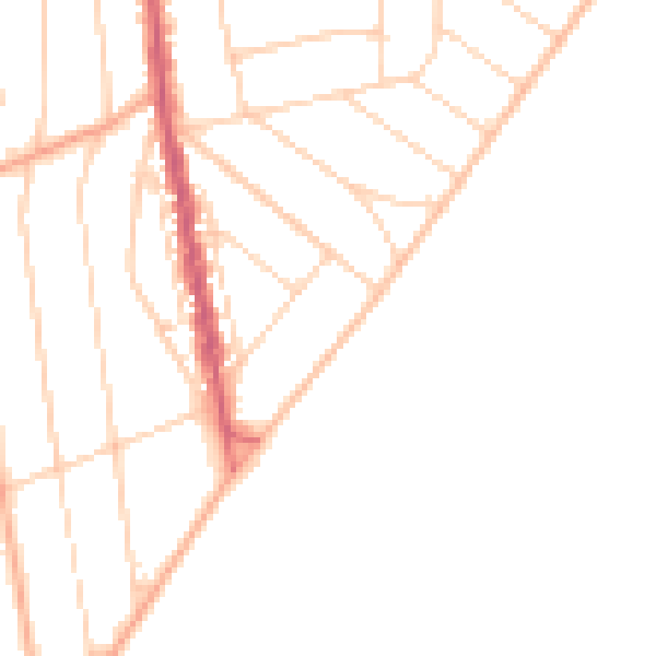Daytime road noise heatmap for CO13 9AT