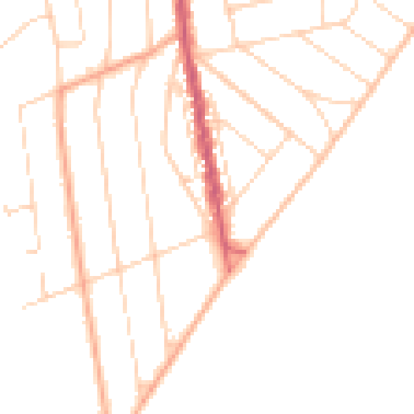 Daytime road noise heatmap for CO13 9DB