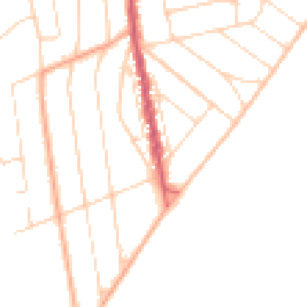 Daytime road noise heatmap for CO13 9PN
