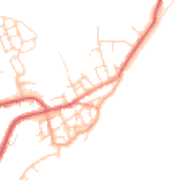 Daytime road noise heatmap for CO14 8AA