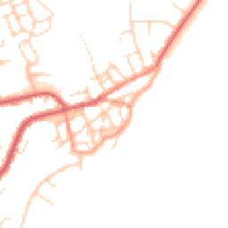 Daytime road noise heatmap for CO14 8DX