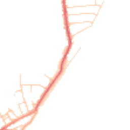 Daytime road noise heatmap for CO14 8JX