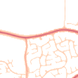 Daytime road noise heatmap for CO14 8TB