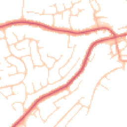 Daytime road noise heatmap for CO14 8TG