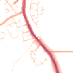 Daytime road noise heatmap for CO2 0AW