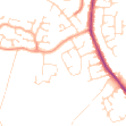 Daytime road noise heatmap for CO2 0AZ