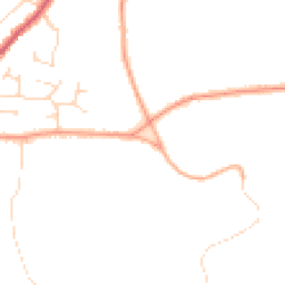 Daytime road noise heatmap for CO2 0JE
