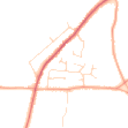 Daytime road noise heatmap for CO2 0JP