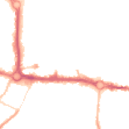 Night-time road noise heatmap for CO2 7AS