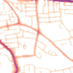 Daytime road noise heatmap for CO2 7LQ