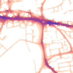 Daytime road noise heatmap for CO2 7NS
