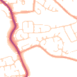 Daytime road noise heatmap for CO2 8BU