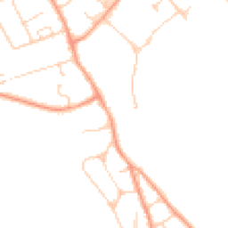 Daytime road noise heatmap for CO2 8DD
