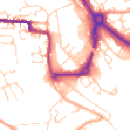 Daytime road noise heatmap for CO2 8FN